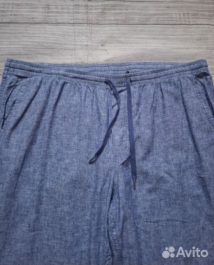 56 размер, лён, хлопок, брюки женские, США