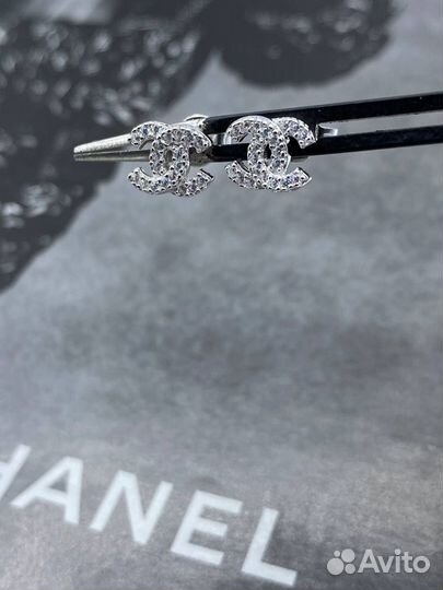 Серьги chanel