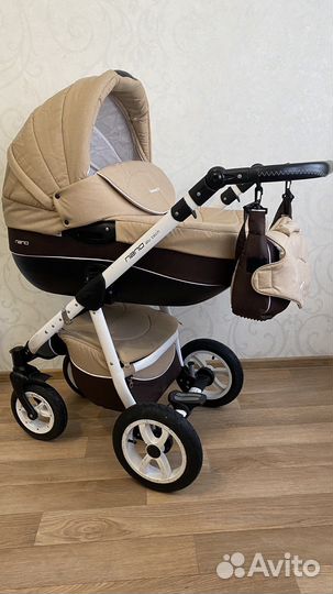Коляска Riko Nano 2 в 1 Бежевая