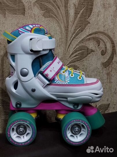 Роликовые коньки детские раздвижные тм hudora