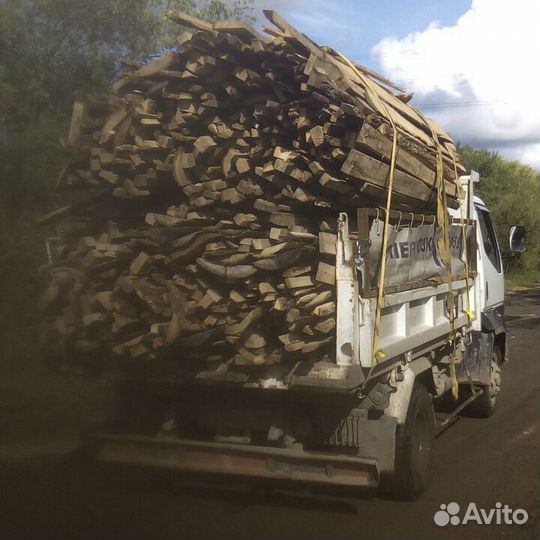 Дрова, горбыль в пачках (дуб, ясень). С доставкой