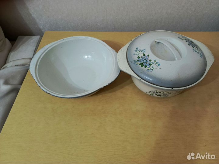 Посуда эмалированная чугунная