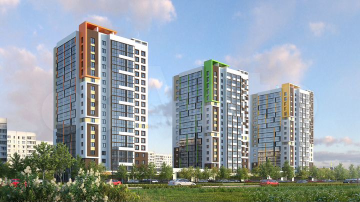 1-к. квартира, 42,3 м², 4/18 эт.