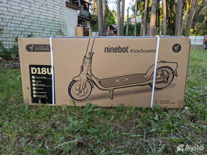 Электросамокат Ninebot KickScooter D18U Новый