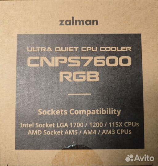 Радиатор от Zalman cnps7600 RGB