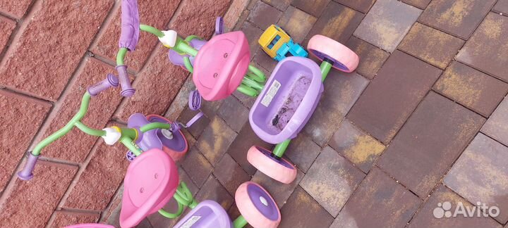 Детский трехколесный велосипед бу