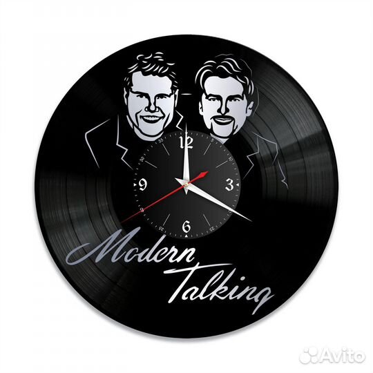 Часы настенные группа Modern Talking из винила, №2