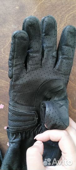 Мотоперчатки кожаные бу