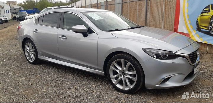 Накладки на пороги пластиковые на Mazda 6 