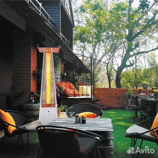 Уличный газовый обогреватель Aesto A-05Т, нерж.ст