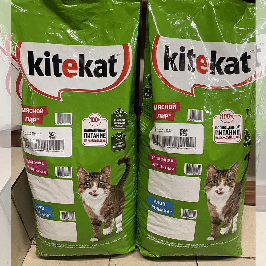 Корм для кошек Kitekat 15 кг