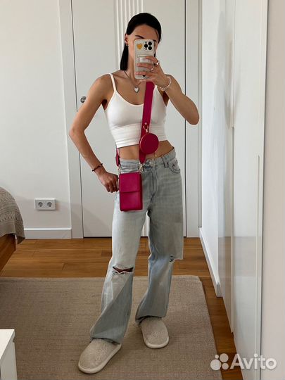 Сумка чехол для телефона цвета фуксии