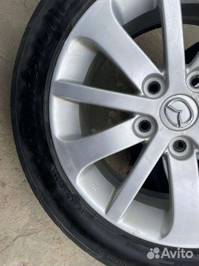 Колеса R 16 (Мазда 5х114,3 Bridgston 205/55 Лето