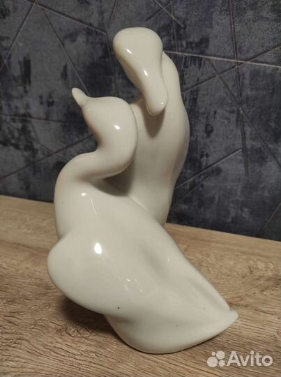 Статуэтка Гуси. Чехия. Royal dux. Антиквариат