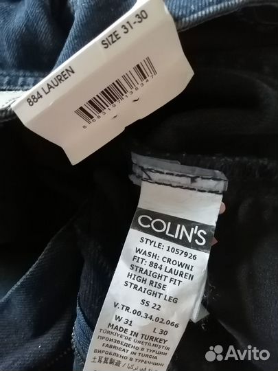 Новые джинсы colins, uniqlo, cross