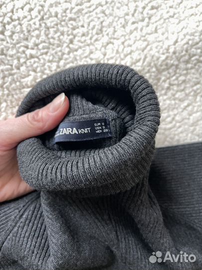 Платье zara длинное вязаное S