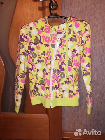 Куртка летняя Худи с капюшоном рост 150- 155 см