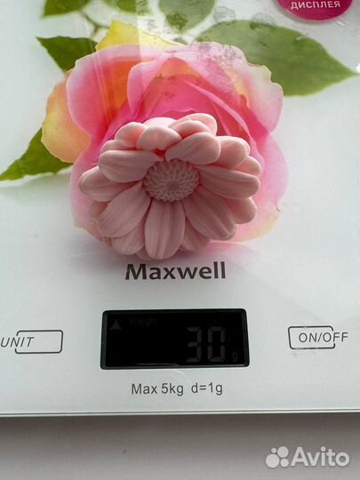 Силиконовая форма для мыла цветок