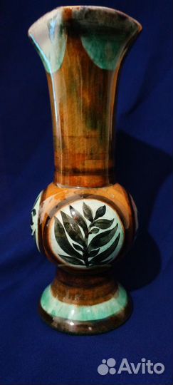 Ваза (обливная керамика, майолика) 3 штуки