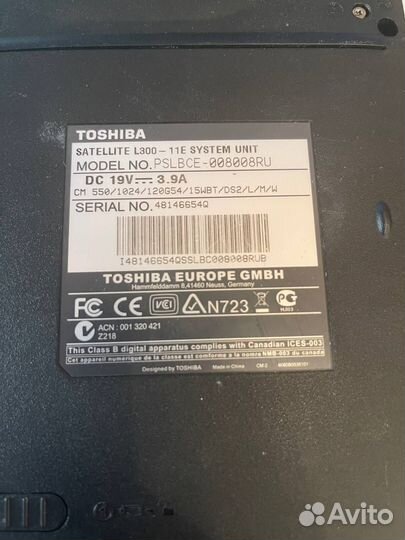 Toshiba satellite l300
