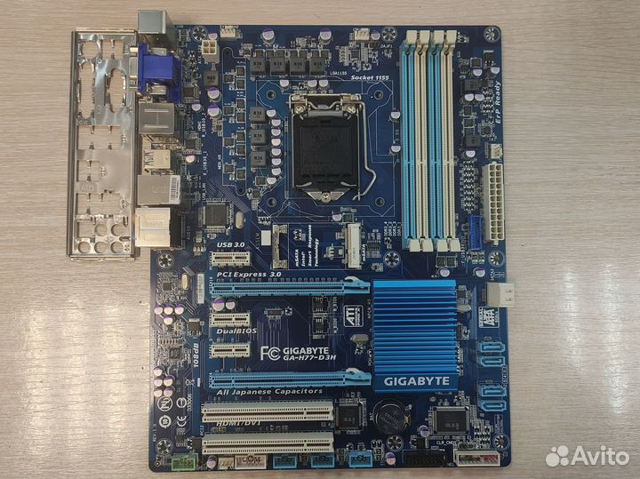 Материнская плата Gigabyte GA-H77M-D3H, s1155