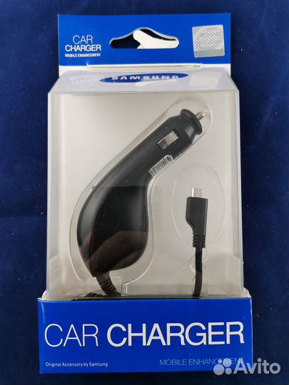 Зарядка Samsung (ориг) автомобильная для телефона