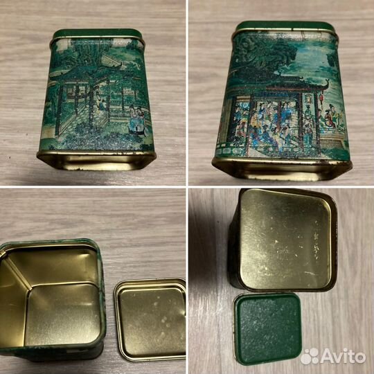Жестяные банки коробки от чая