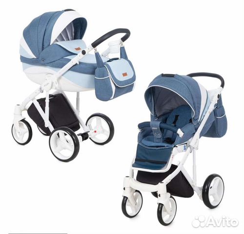 Коляска 2 в 1 adamex barletta 2.0