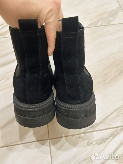 Челси натуральная замша 40 зимние