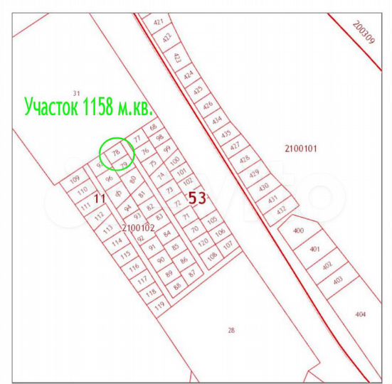 Участок 11 сот. (СНТ, ДНП)