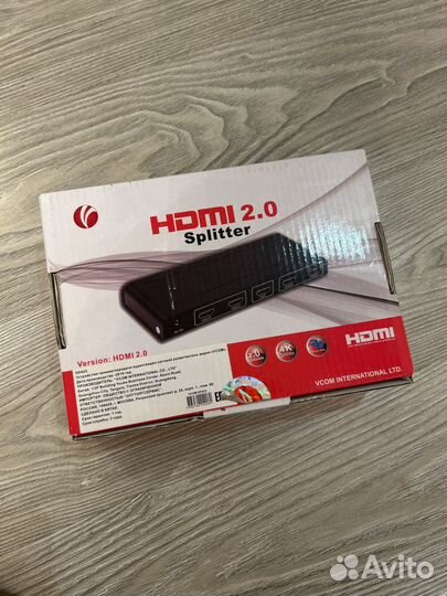 Разветвитель hdmi (Video Splitter) vcom DD422