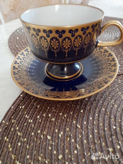 Чайное трио фарфор,кофейные чашечки фарфор
