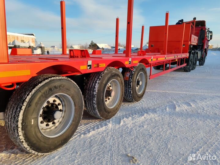 Полуприцеп трал (тяжеловоз) Трансприцеп Высокорамный, 2024