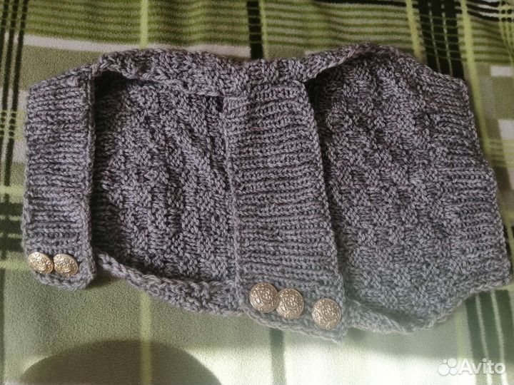 Вязаная одежда для собак ручной работы