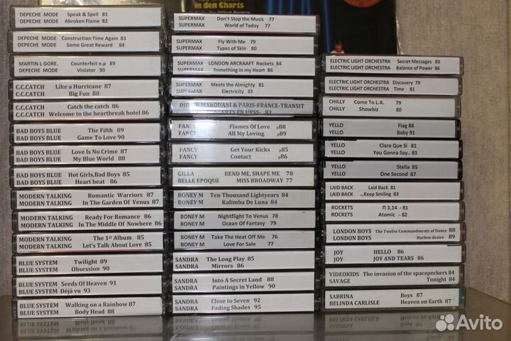 Modern talking на аудио кассетах