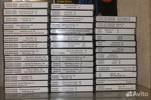 Modern talking на аудио кассетах