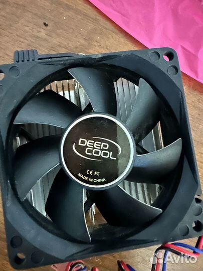 Материнская плата ам4 +кулер