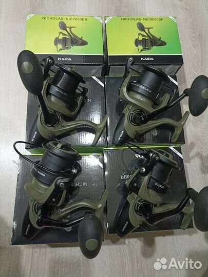 Карповые катушки с байтранером kaida nicholas