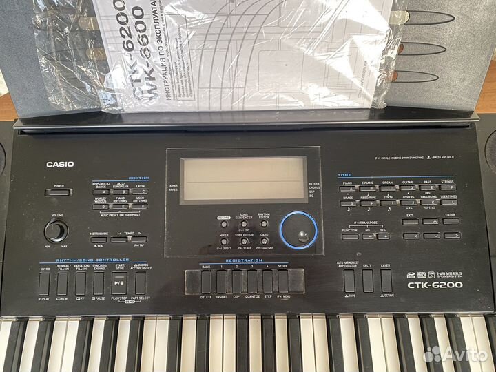 Синтезатор casio ctk 6200