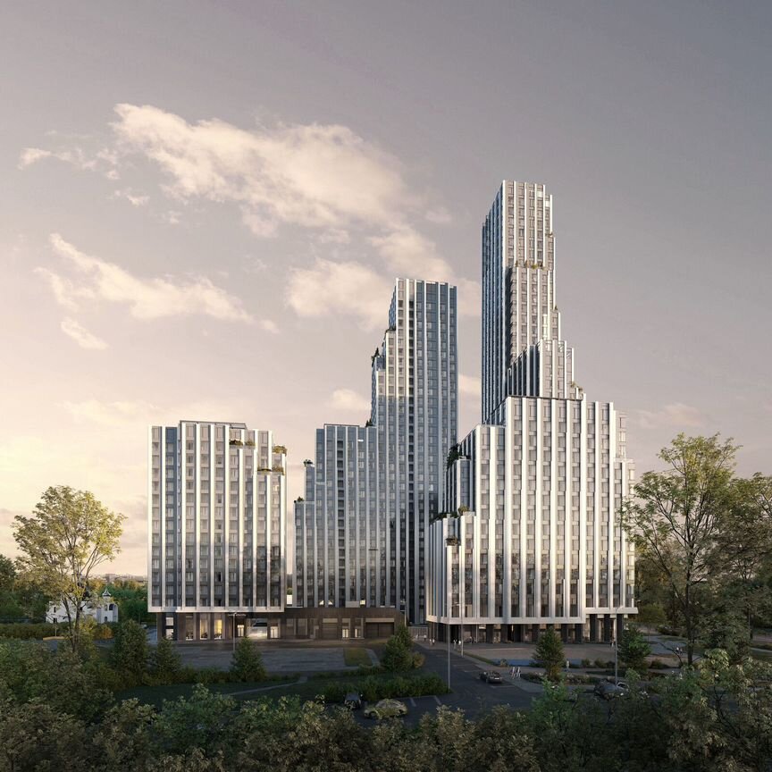 2-к. квартира, 71,8 м², 8/43 эт.