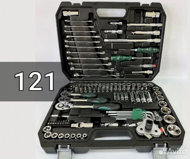 Набор инструментов 121 предмет (sato VIP, SATA CR