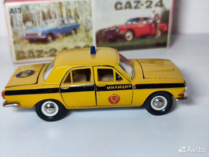 Модель Волга газ 24, СССР, Милиция, А26, 1:43