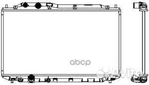 Радиатор honda civic 07- 32118505 Sakura