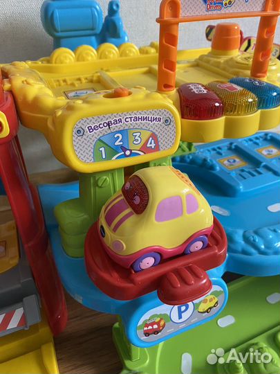 Vtech Игрушечный трек Гараж Бип-Бип