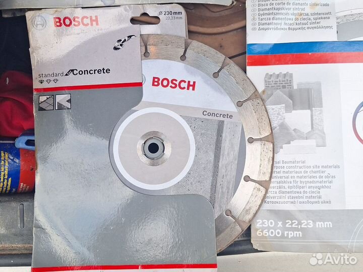 Алмазный диск 230 Bosch dronco