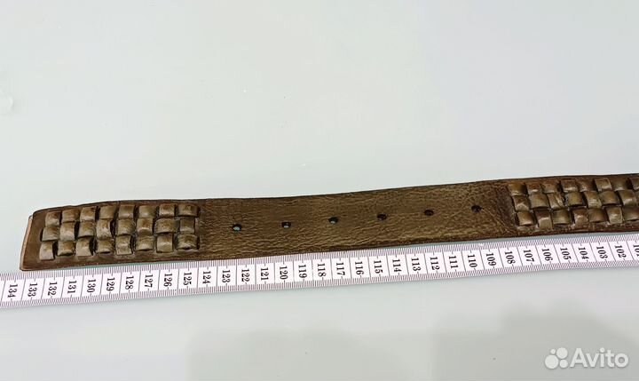 Ремень плетенный art n vintage натуральная кожа