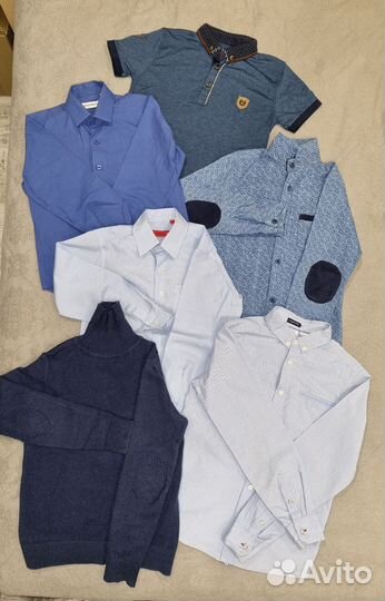 Брюки классические, рубашки 128-134р