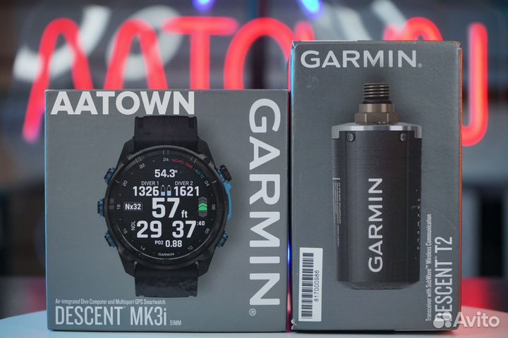 Garmin Descent Mk3i 51 mm SiliconeBand& Descent T2