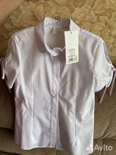 Рубашка белая школьная