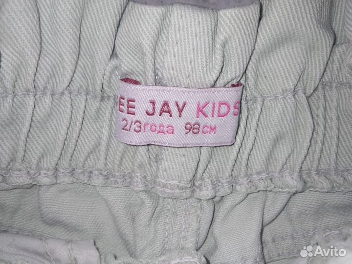 Брюки джинсовые для девочки размер 98